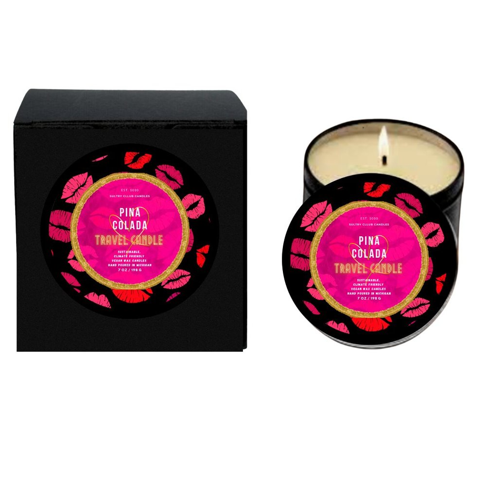 PINA COLADA TRAVEL CANDLE
